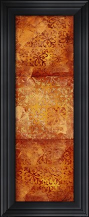 Framed Paisley Panel VI Print