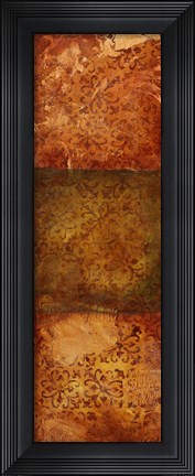 Framed Paisley Panel IV Print