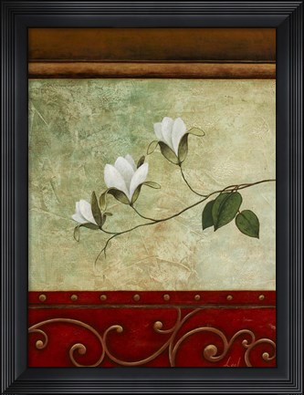 Framed Stone Wall II Print