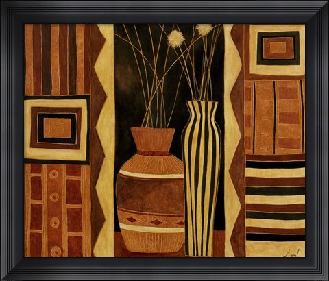 Framed Zig Zag Print