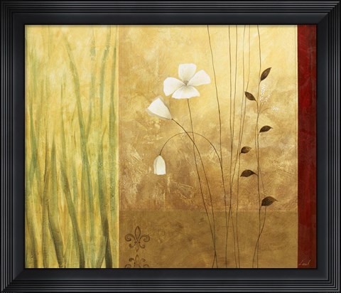 Framed Grass Abstract II Print