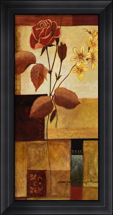 Framed Red Rose II Print