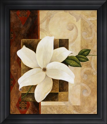 Framed White Delight II Print