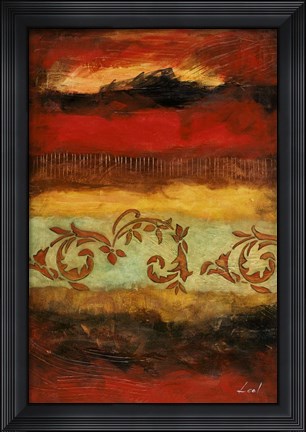 Framed Turbulance I Print