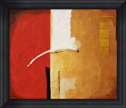 Framed Fire I Print