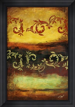 Framed Turbulance II Print
