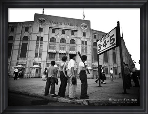 Framed Boys Of Summer Print