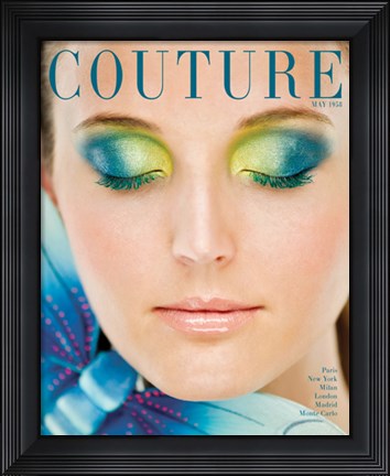 Framed Couture May 1958 Print