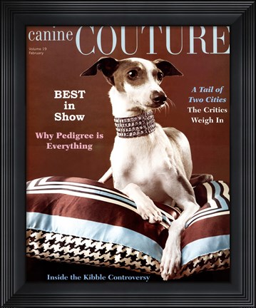 Framed Canine Couture-Best In Show Print