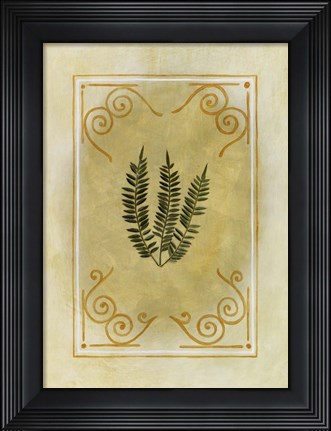 Framed Fern Delight I Print