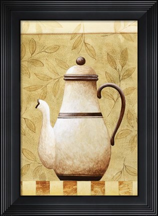 Framed Coffee Pot II Print