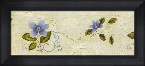 Framed Lavender Flower Panel Print
