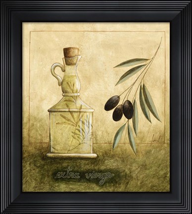 Framed Olive Oil I Print
