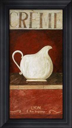 Framed Creme Print