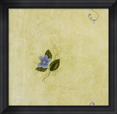 Framed Lavendar Flower Print