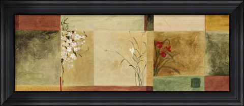 Framed Botanical Abstract Panel Print