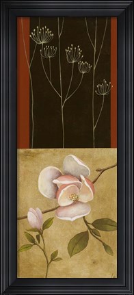 Framed Botanical Panel II Print