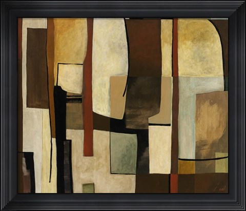 Framed Brown And Soft I Print