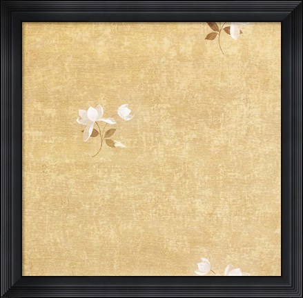 Framed Plain Cream Print