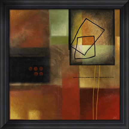 Framed Warm Reflections II Print