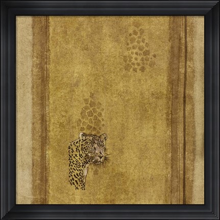 Framed Leopard Print