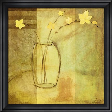 Framed Vase II Print