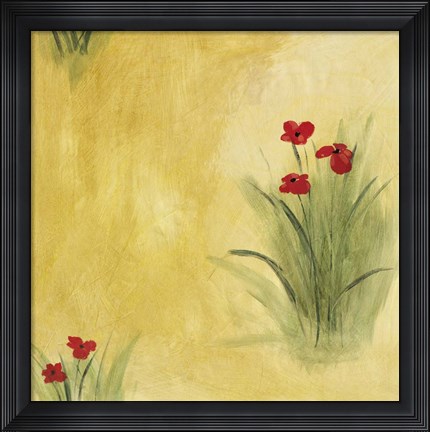 Framed Poppy Patch Print