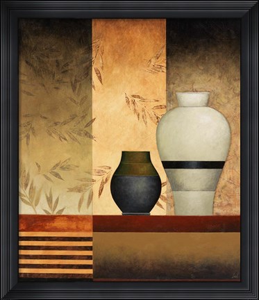 Framed Pair of Vases I Print