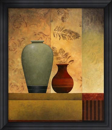 Framed Pair of Vases II Print