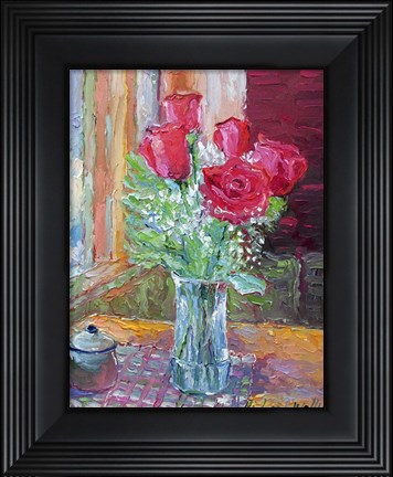 Framed Roses 3 Print