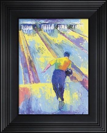 Framed Bowling Print