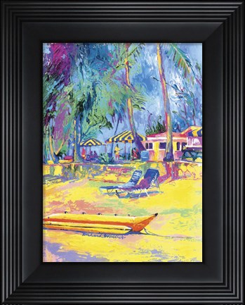 Framed Banana Boat Print