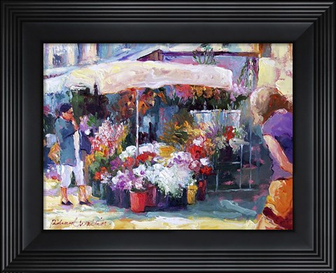 Framed Flowers Print
