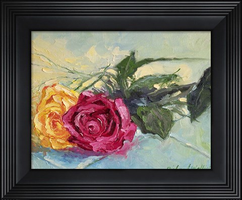 Framed Roses 1 Print