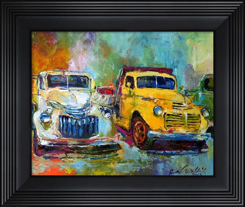 Framed Yellow Truck Print
