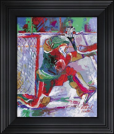 Framed Goalie Print