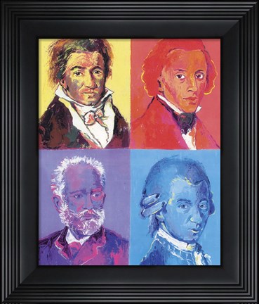Framed Composers Print