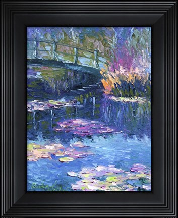 Framed Lilies 1A Print