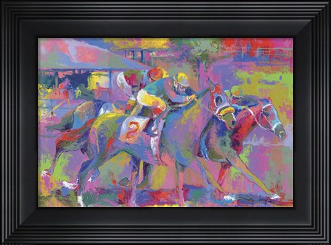 Framed Horse Race 1 Print