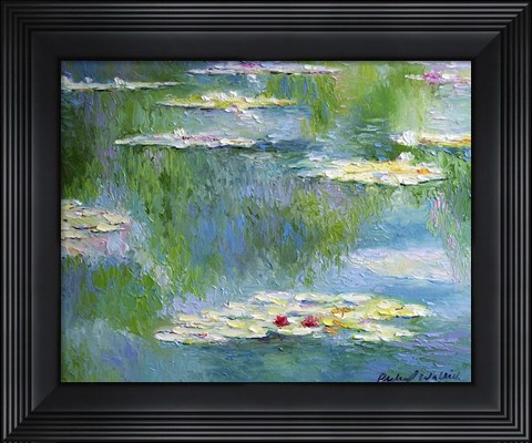 Framed Lilies Print