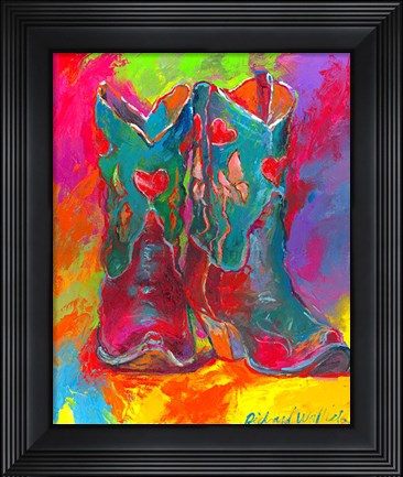 Framed Boots Print