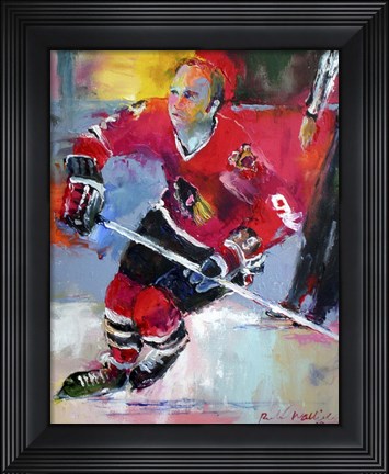 Framed Bobby Hull Print
