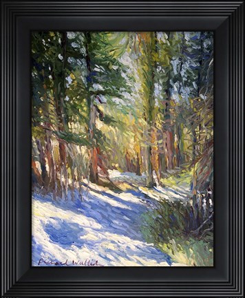 Framed Snow Print