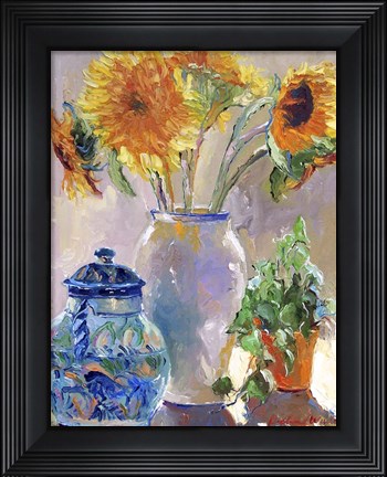 Framed Sunflowers Print
