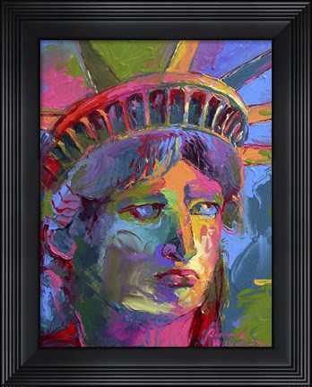 Framed Lady Liberty 2 Print