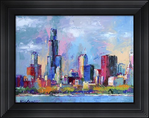 Framed Chicago 5 Print