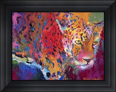 Framed Leopard 1 Print
