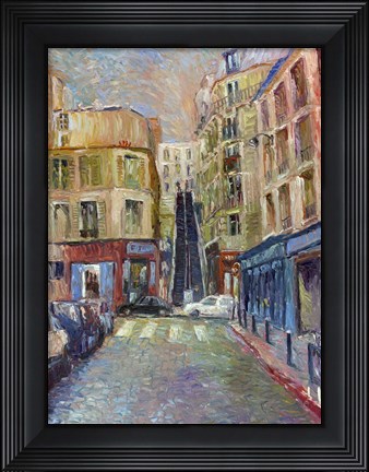 Framed Paris Stairs Print