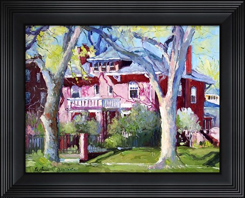 Framed Mansion 1 Print