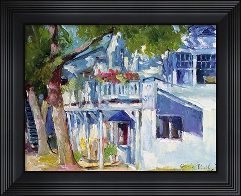 Framed White House Print